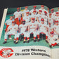 1975 NL Championship Series Program Reds vs Pirates MLB Vintage