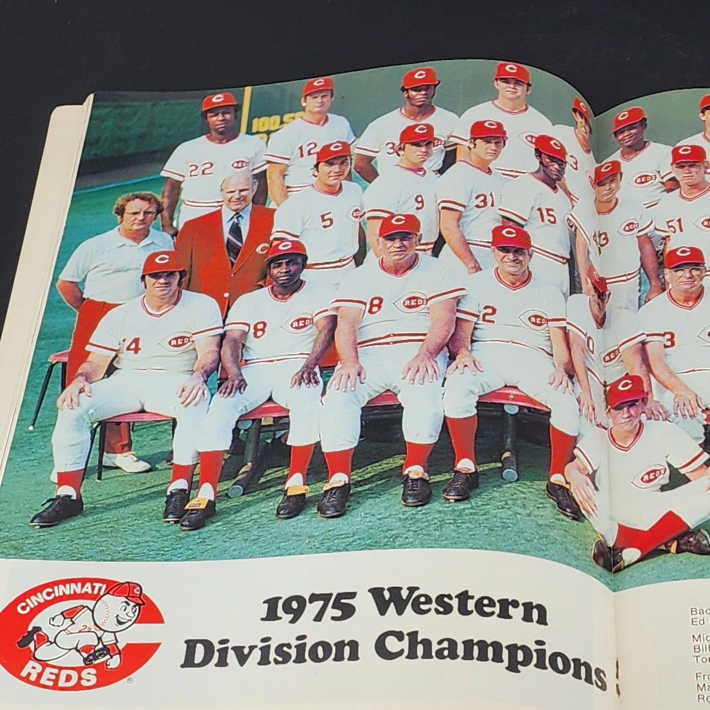 1975 NL Championship Series Program Reds vs Pirates MLB Vintage