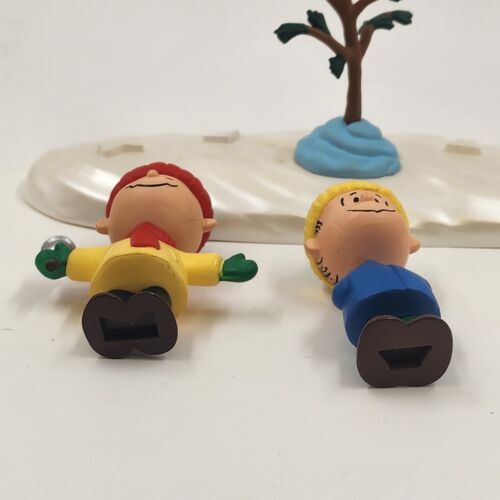 Hallmark Peanuts Charlie Brown 30th Anniversary 3 Pc Christmas Tree Figurine Set