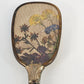 Floral Vanity Hair Brush 10.5 Inch Silver Shabby Chic