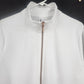 Skechers Go Walk Everywhere Women's Large White Full Zip Jacket 27" Mock Neck
