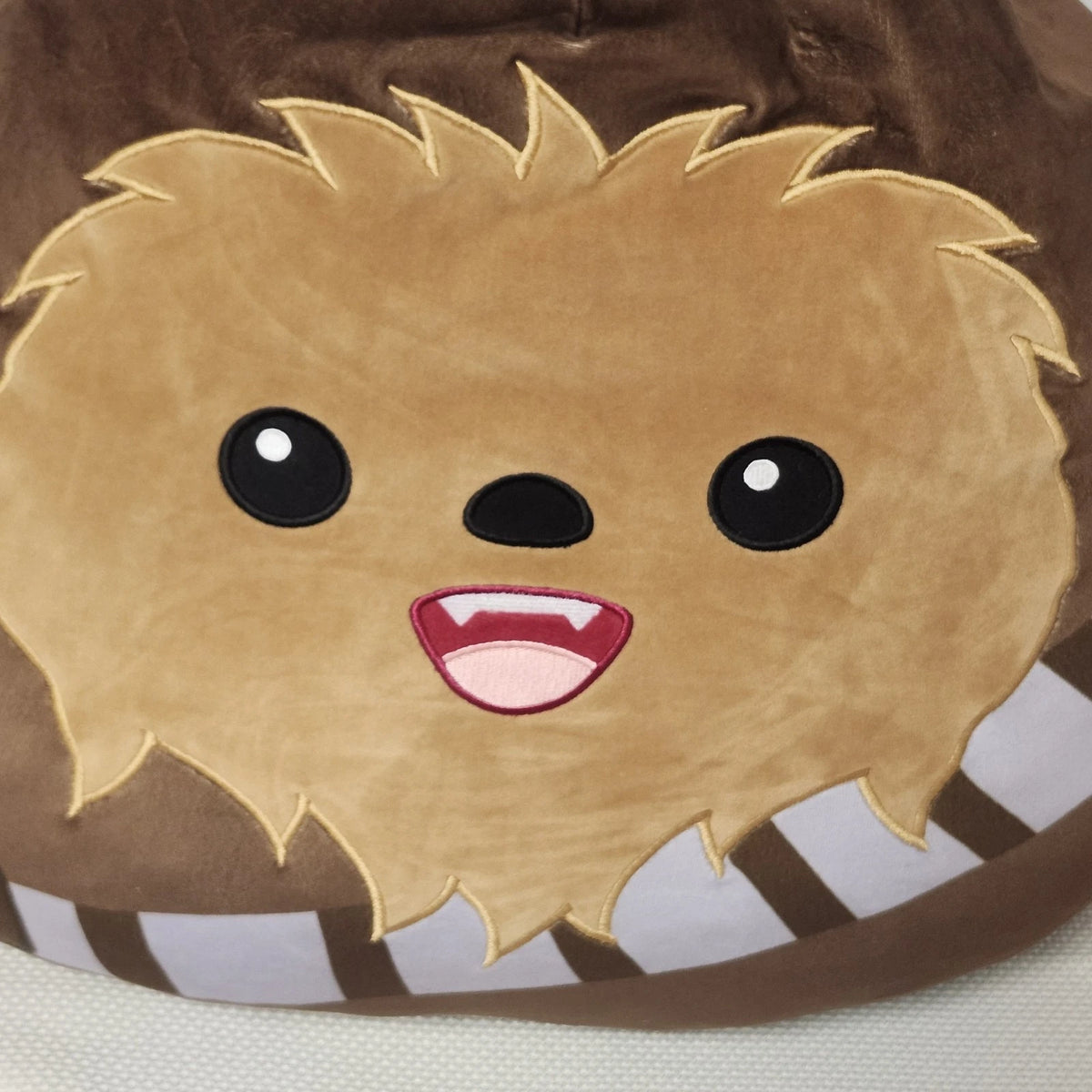 Squishmallows Chewbacca Star Wars 20" Large Plush Kellytoy Q042 Brown 2020