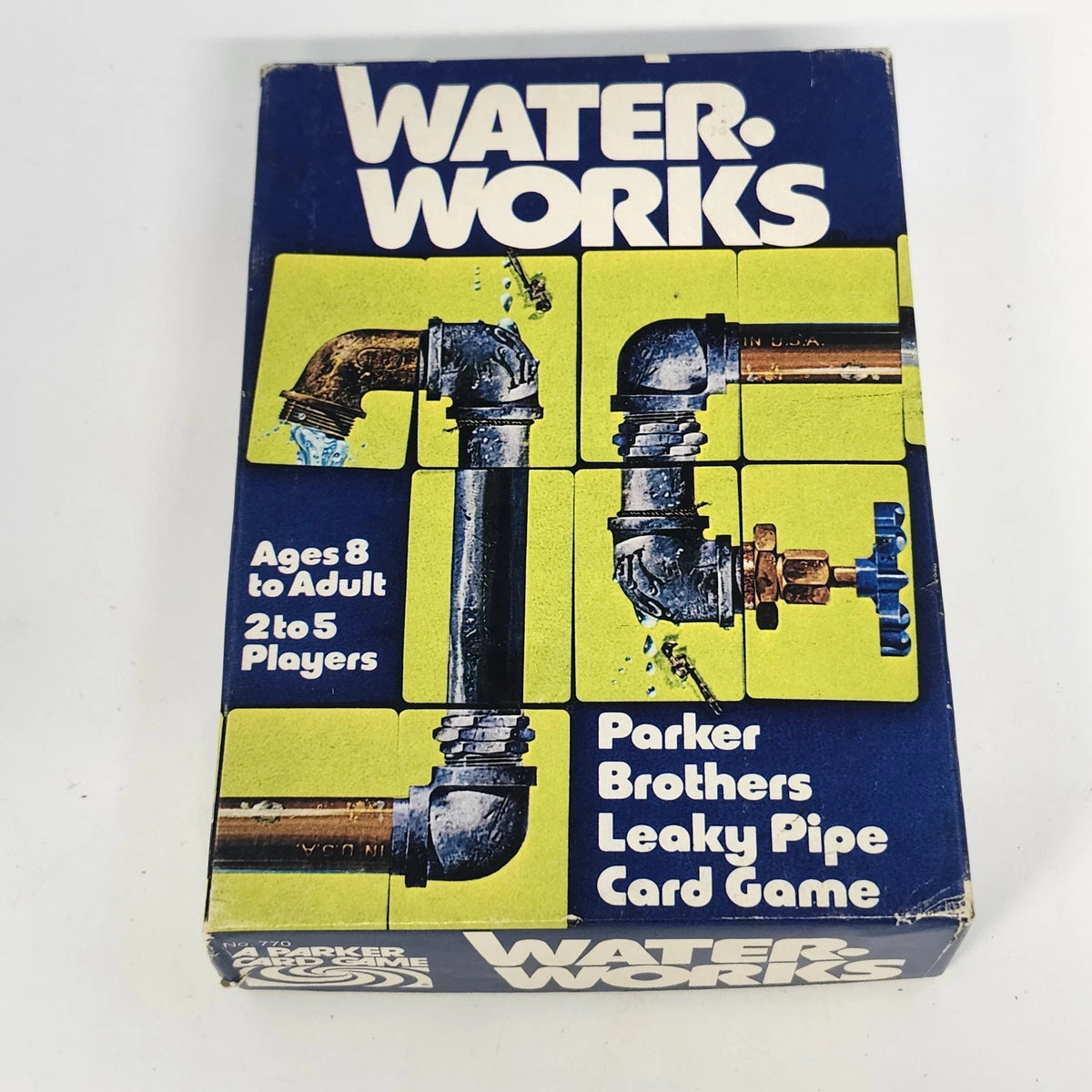 Parker Brothers Waterworks Leaky Pipe Card Game No 770 Boxed Vintage 1976