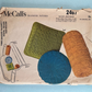 McCall's 2467 Vintage Sewing Transfer Pattern 3 Smocked Pillow Shapes w/ Bolster