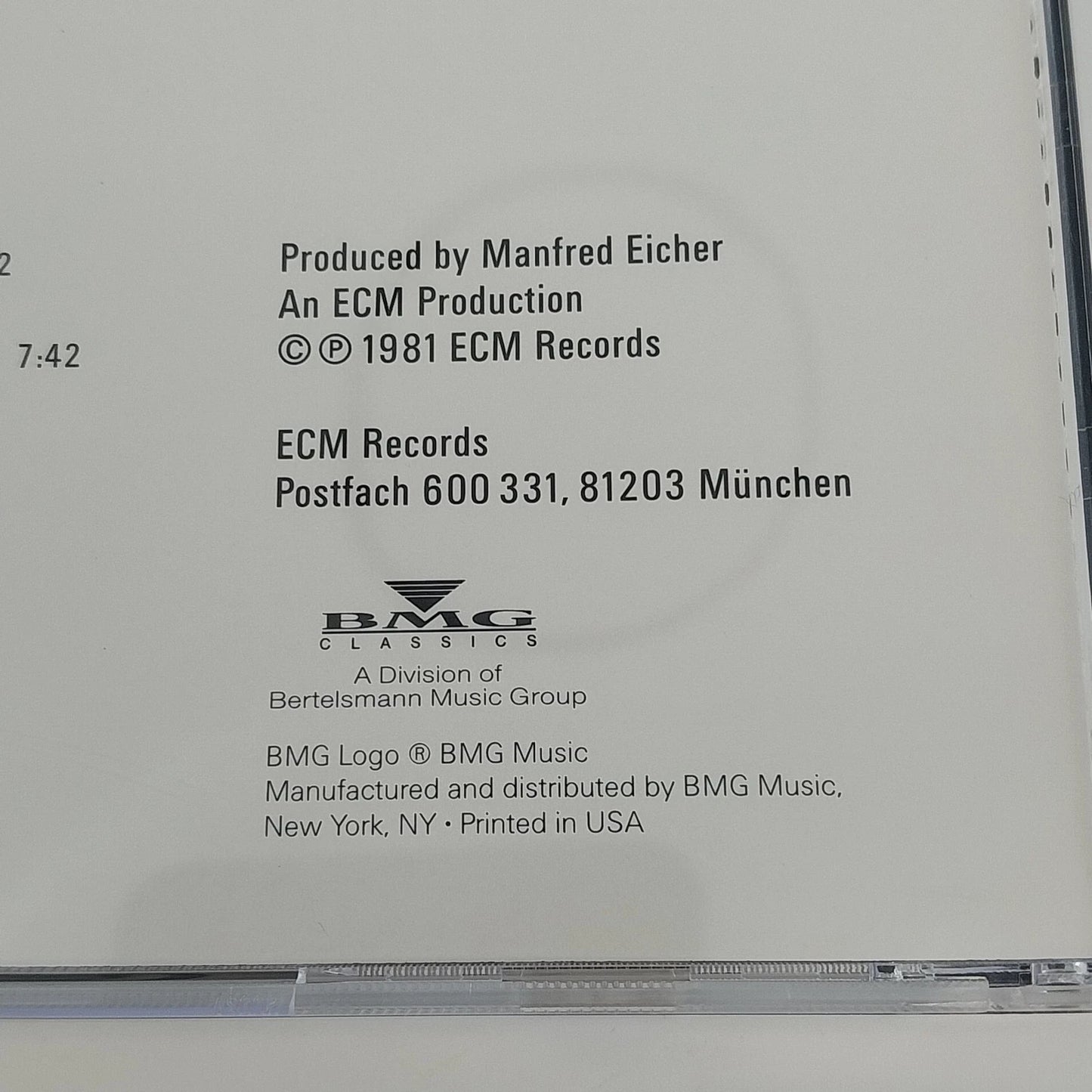 Pat Metheny & Lyle Mays As Falls Wichita So Falls Wichita Falls CD 1981 ECM Jazz