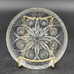 Irena Polish 24% Lead Crystal Plate 6" Diameter Vintage Elegant Clear Glass Dish