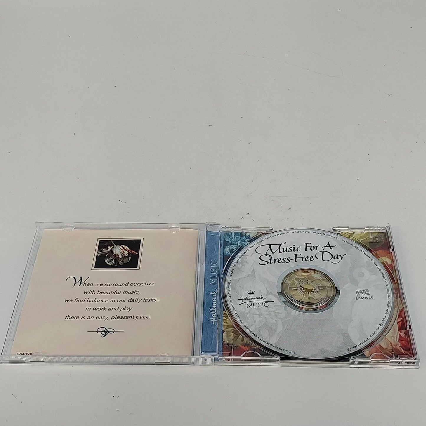 Hallmark Music For A Stress-Free Day CD William Ellwood Acoustic Guitar 1997 Vtg