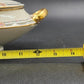 Covered Vegetable Serving Dish Old Abbey Limoges France Antique 12.5" Decorated