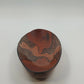 South African Hand Carved Hand Painted Wood Oval Decorative Bowl Abstract 12.5"