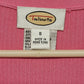 Talbots Pink Button Up Blouse Womens Small Long Sleeve