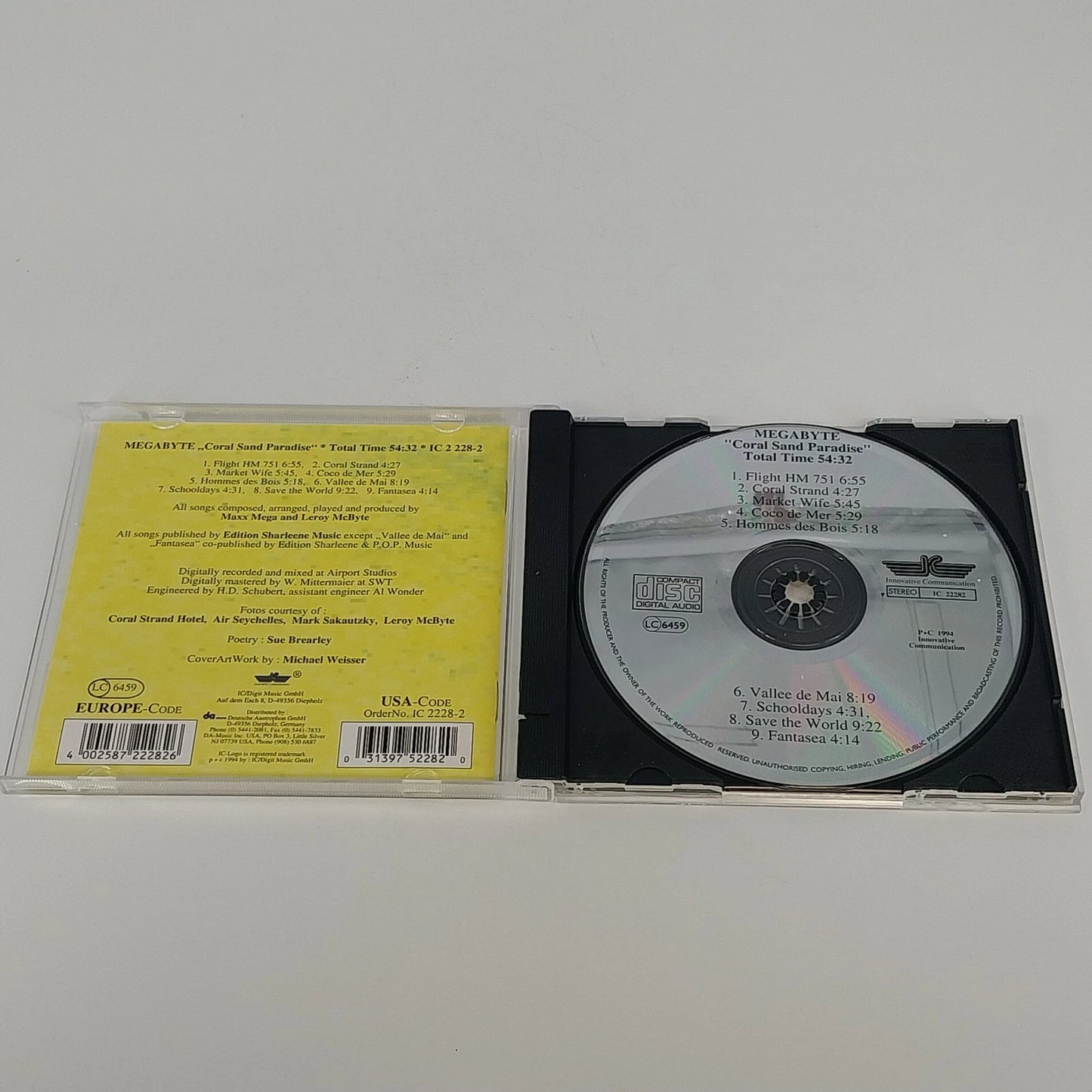 Megabyte Coral Sand Paradise CD Music Seychelles Ambient Electronic New Age