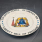 Bicentennial Ceramic Collector Plate Liberty Bell Of Freedom USA 1776-1976 10.5"