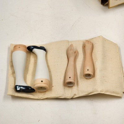 Abigail Adams Bisque Doll Kit Yield House Includes Head Arms Legs and Pattern