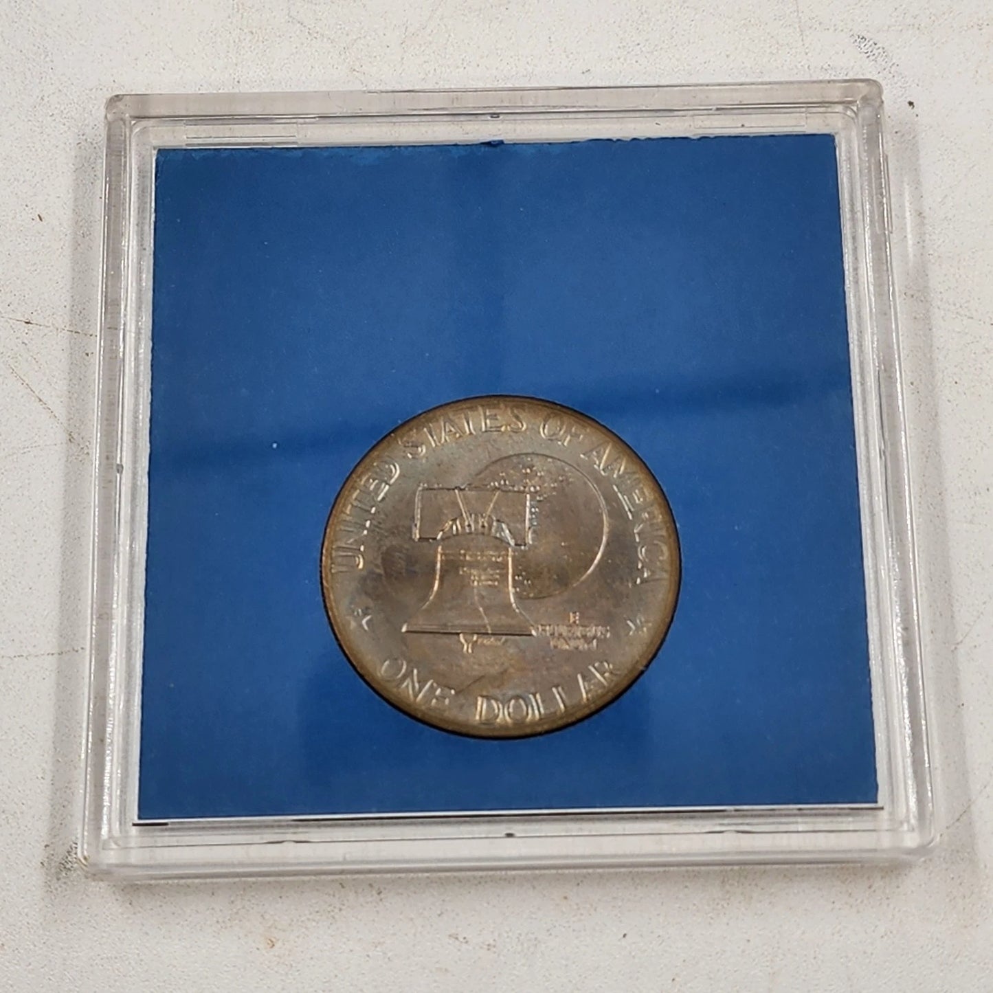 Liberty Bell Moon Eisenhower Dollar Bicentennial 1776-1976 Louis Rukeyser Promo