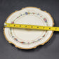 LRL Limoges Plate Art Nouveau w Multicolor Floral Motif & Gold Tone Edges France