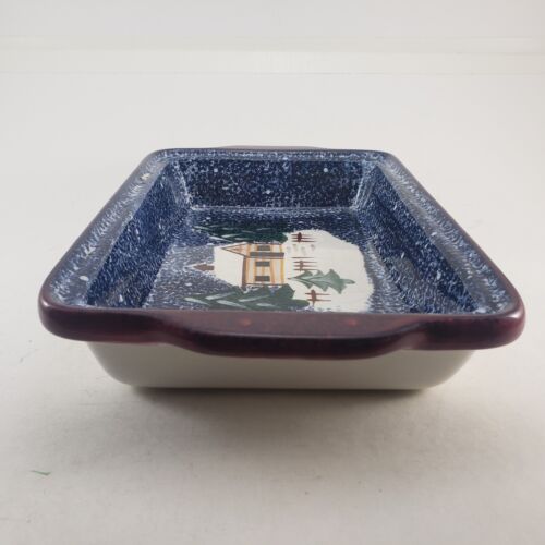 Holiday Mountain Lodge Handled Casserole Dish Cook's Bazaar