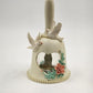 Anchor Hocking Milk Glass Bud Vase Stars & Bars Snowflake 9"