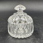 Gorham Crystal Althea Creamer & Sugar Bowl Set Elegant Cut Glass Vintage 1960s