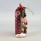 Christopher Radko Santa Puppy Mercury Glass Ornament 5" Christmas Poland Vintage