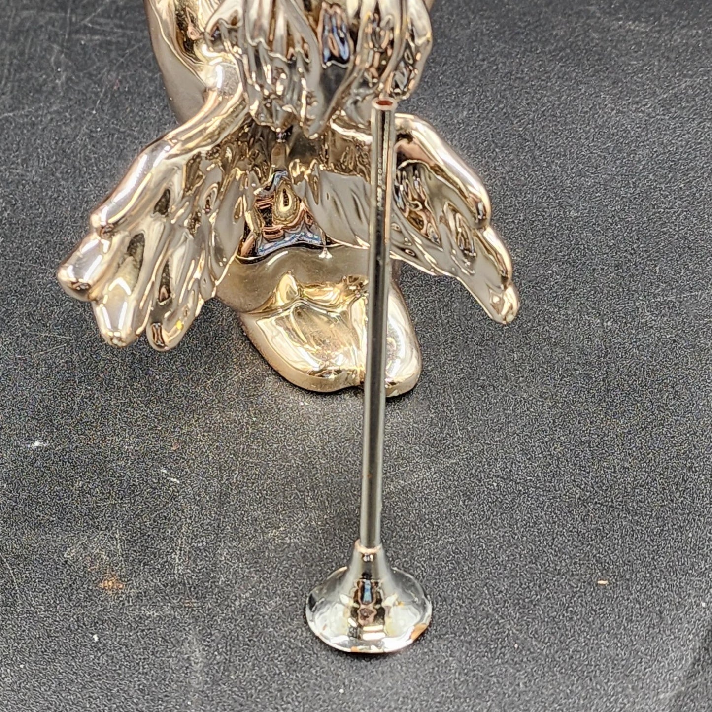 Department 56 Cherub Angel Figurine 6.5" Gold Tone Polyresin Christmas Decor