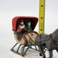 Dept 56 One Horse Open Sleigh Heritage Village Series Hand Painted Retired 1988