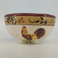 Canterbury Potteries Morning Sunrise Rooster Cereal Bowl 6" Hand Painted