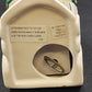 Mr Christmas Animated Ornament White Train Music Box w Rotating Inside 4" 2010