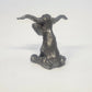 Godinger Pewter Longhorn Bull/Cow Figurine 1.5" Western Cowboy Animal Vintage