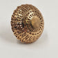 Round Crown Trifari Filagree Domed Gold Tone Pin Vintage Brooch Signed