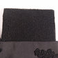 Lynne Jerome Black Beaded Silk Saddle Bag Unique Double Loop Handle Vintage