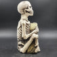 Halloween Resin Molded RIP Skeleton Grave Stone Serpent 13.5" Yard Decoration