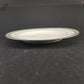 Mikasa Platinum Crown Bread Plate L3428 Fine China 8.25" Silver Trim Vintage