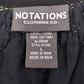 Notations Women's Embroidered Floral Peasant Blouse Tassel Long Sleeve Large