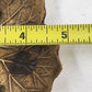 Brass Leaf Tray Trinket Dish The Vine 380 Colonial Virginia Hampton VA Korea