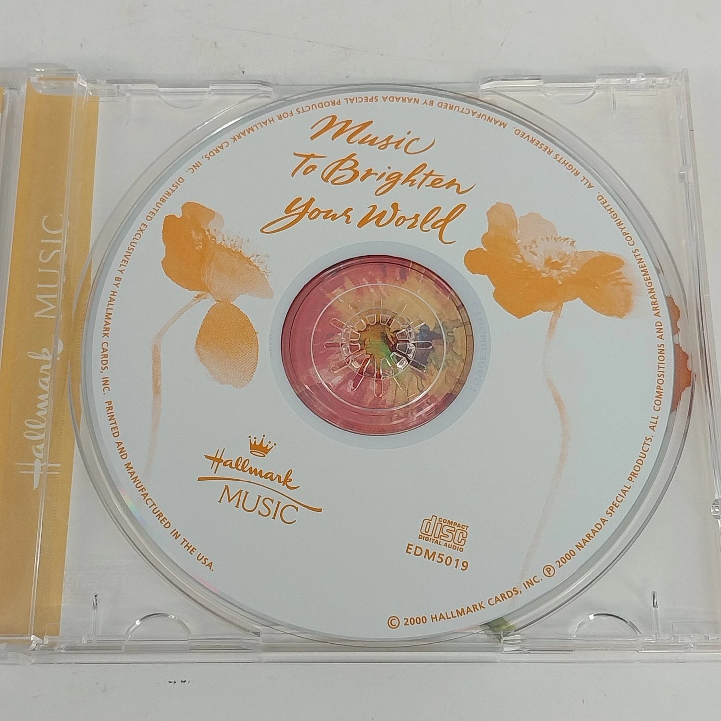 Hallmark Music Music To Brighten Your World CD 2000 Uplifting Instrumental Song