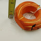 Set of 6 Gallerie II Pumpkin Jack O’Lantern Halloween Wood Napkin Rings 3"dx1"h