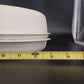 Tupperware Divided Relish Tray Snack Server Harvest Almond 1665-3 1666-3 Vintage
