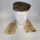 Vintage Real Fur Collar Trim Lot 3 Pc Mink Fox Craft Pieces