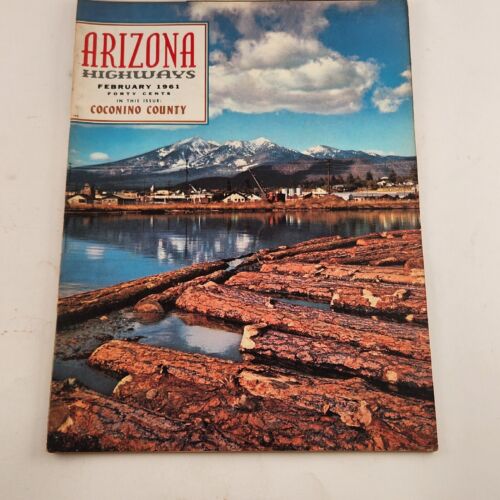 Arizona Highways 1961 February Coconino County Glen Canyon Dam