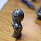 Mini Pewter Football Player Bear Figurine 1.5" Sports Collectible Vintage