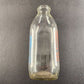 Virginia Dairy Glass Milk Bottle 1 Quart Orange and Blue Logos STOP School Bus