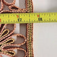 Raffia Ratan Sunburst Placemats Set 4 Boho Woven Orange Red Yellow Table Decor 17.5"