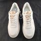 Universal Thread Women’s 8M Shoes Flora Casual Sneakers White Lace Up Pink Trim