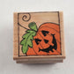 Lot of 5 Halloween Pattern Wooden Mounted Rubber Stamps Vintage Hero Arts