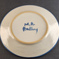 MA Hadley Covered Bridge Pottery Lunch Plate Luncheon Dessert 9" Stoneware