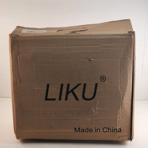 LIKU Unisex Fitness Inline Skates Size 6M / 6.5W Black Gold with Blades China