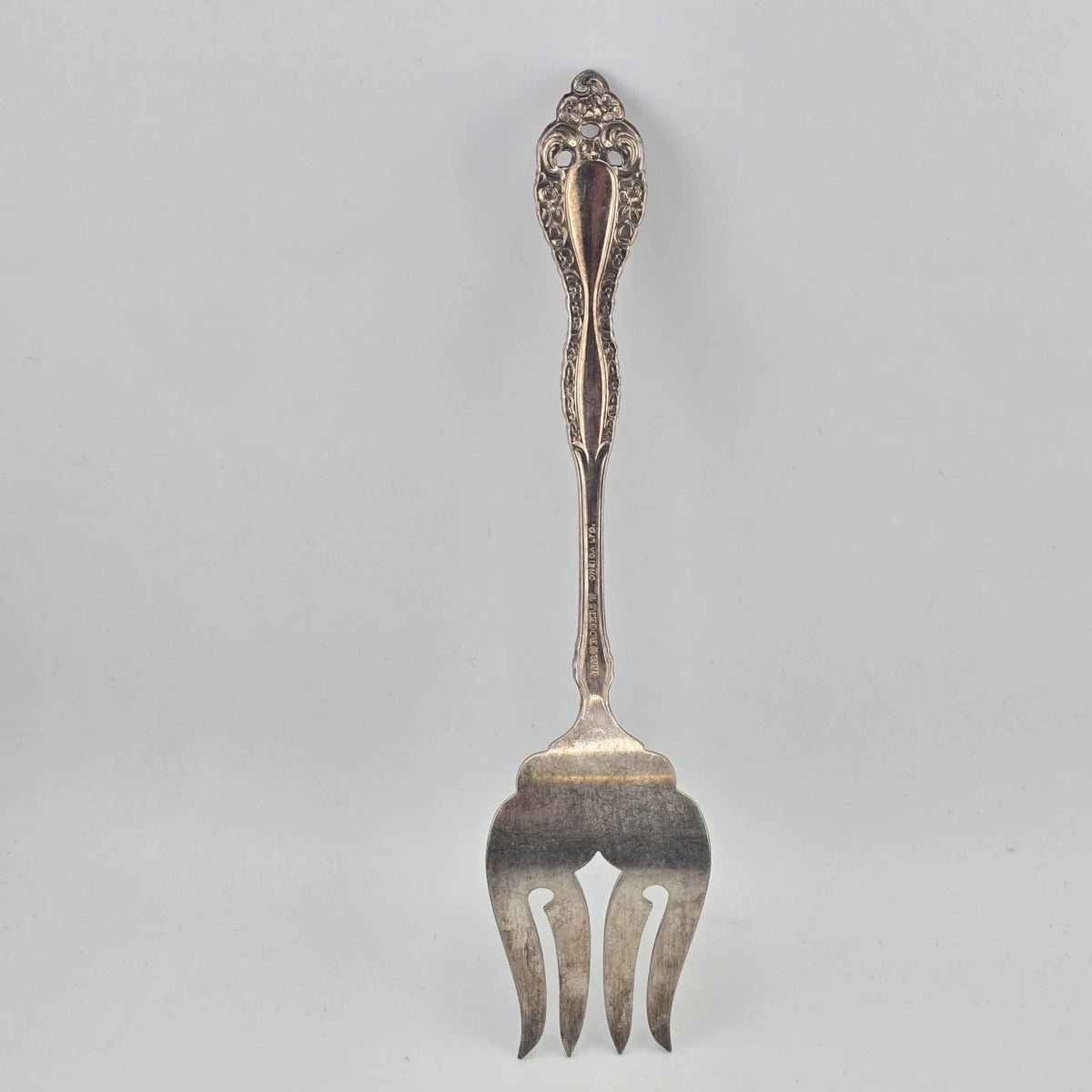1881 Rogers Oneida Flirtation Silverplate Serving Utensils 6 Pc Lot Vintage