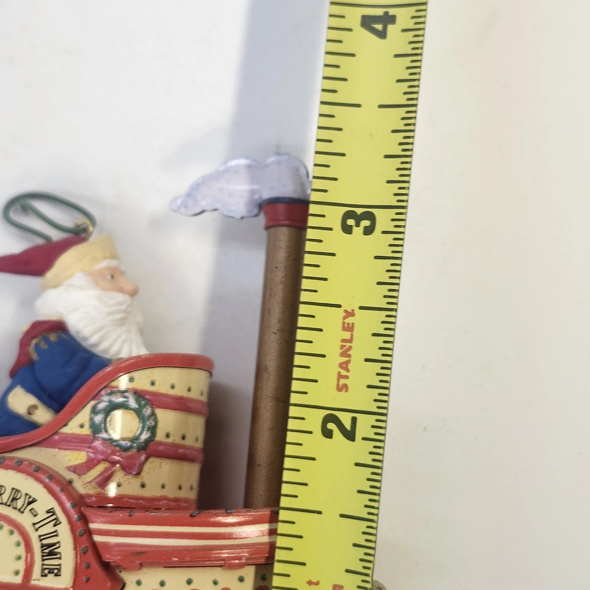 Hallmark Cruising Into Christmas S.S. Merry-Time Santa Ornament 4" Holiday 1998