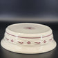 Longaberger Woven Tradition Red 2 Qt Open Casserole Dish 10.5" Round Pottery USA