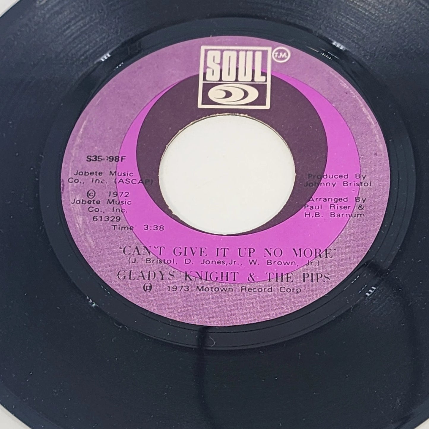 Gladys Knight Neither One of Us 45RPM 1973 Soul Vinyl